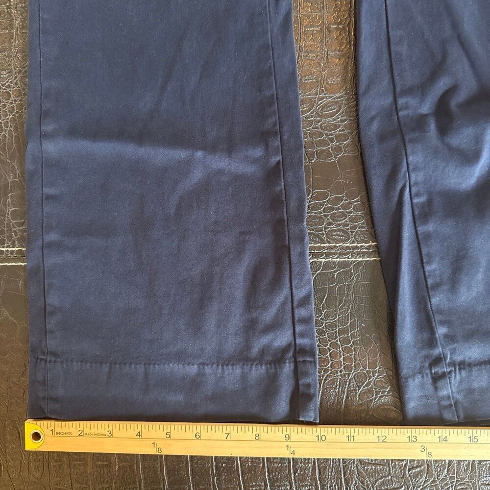 Lila Ryan The Jenalyn Bootcut Pants Womens 16 Blue Cotton Stretch - Picture 5 of 8